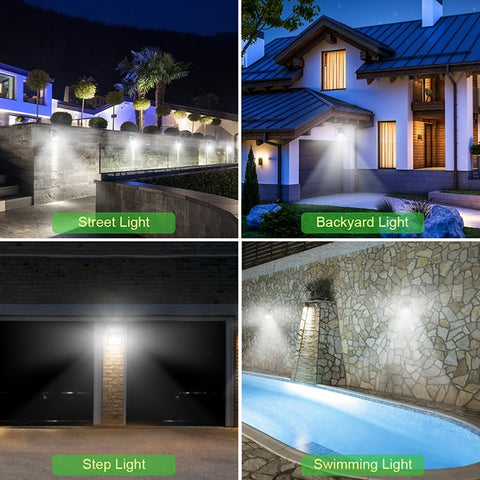 Image of 270° Wide Angle, IP65 Waterproof, Easy-to-Install Security Lights for Front Door, Yard, Garage, Deck