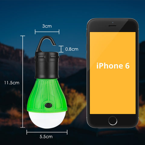 Image of Compact LED Lantern Tent Camp Light Bulb for Camping Hiking Fishing Emergency Lights