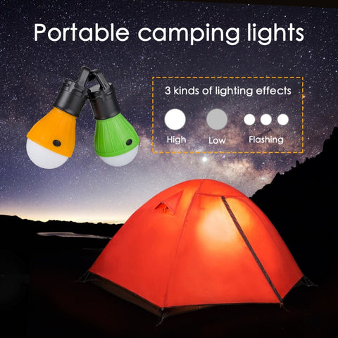 Image of Compact LED Lantern Tent Camp Light Bulb for Camping Hiking Fishing Emergency Lights