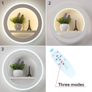 Dimmable Control Modern Decorating Bedroom Living Room LED Wall Lamp