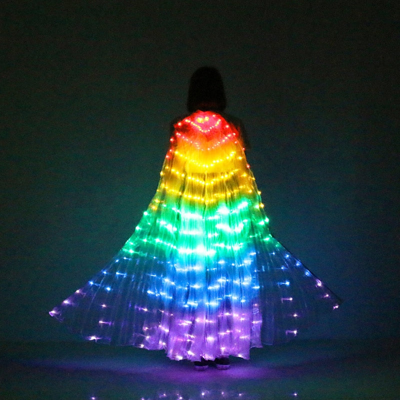 RAINBOW WINGS - LED BUTTERFLY COSTUME