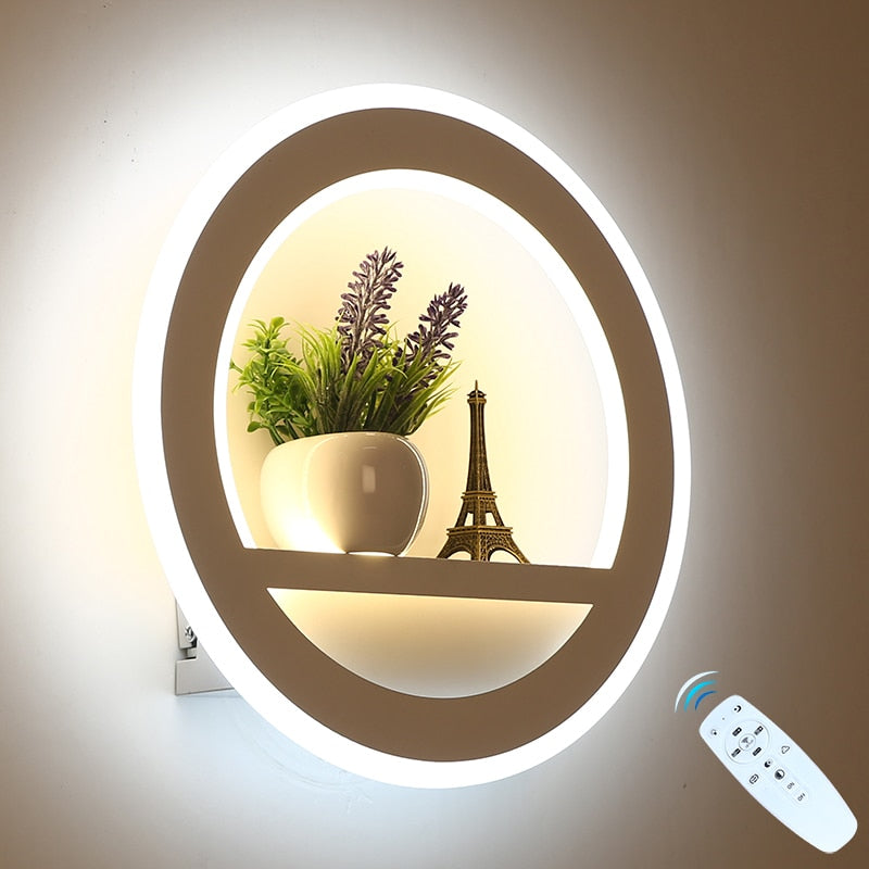 Dimmable Control Modern Decorating Bedroom Living Room LED Wall Lamp